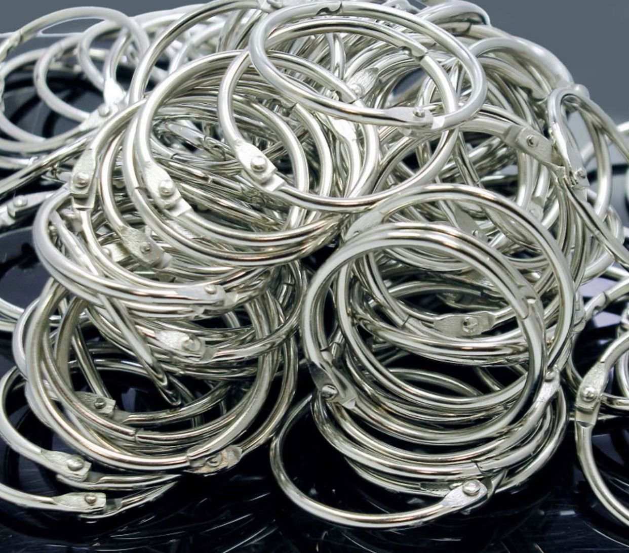 Scrapbook Rings-Size- 50 mm- 6 pieces