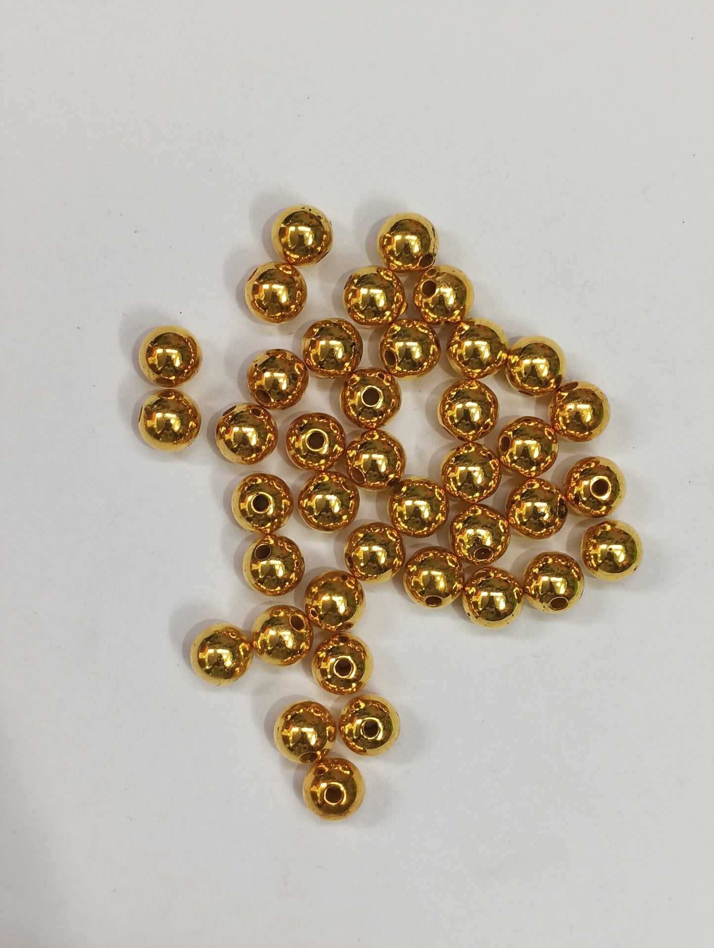 Golden Beads- 8 mm