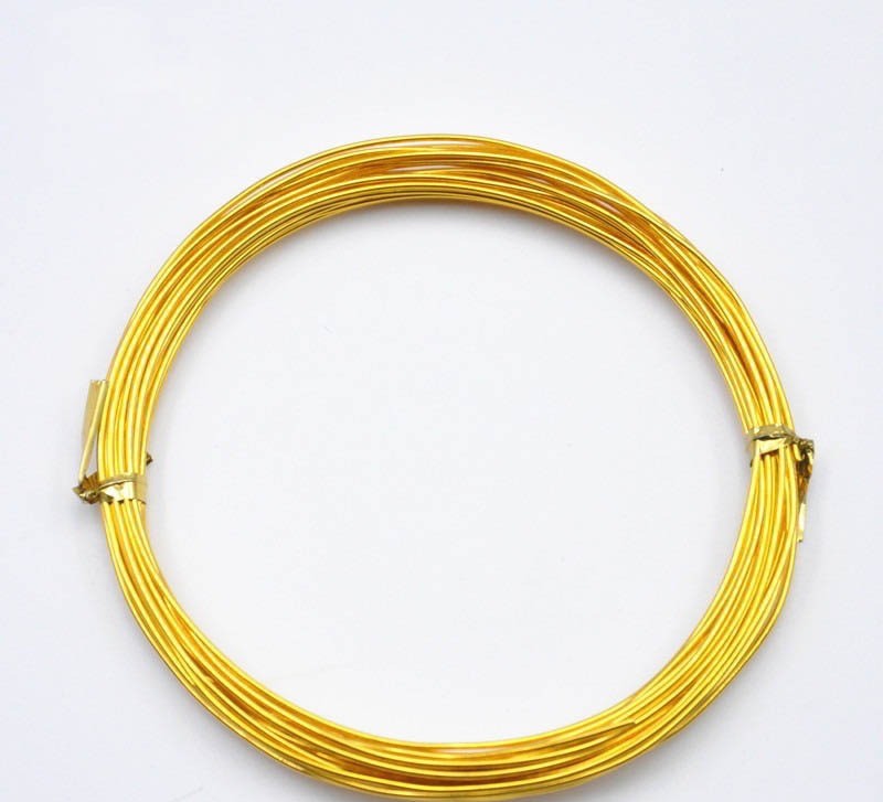 Aluminium Wire – Golden – 1mm