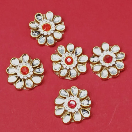 Button / Flower Patch - 25 pieces