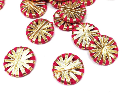 Gotta Patti Ring - Pink - 100 pieces