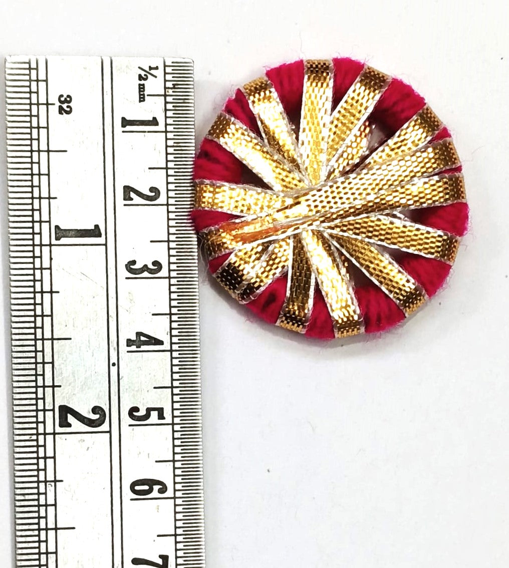 Gotta Patti Ring - Pink - 100 pieces