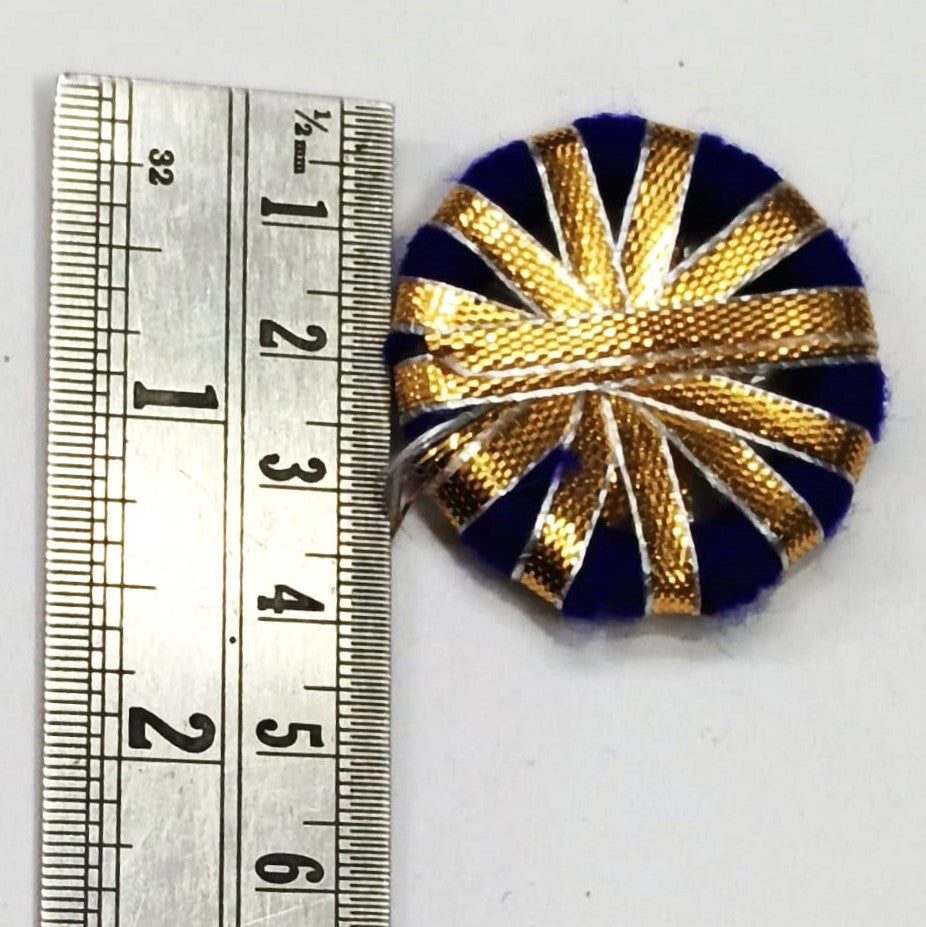 Gotta Patti Ring - Blue - 100 pieces