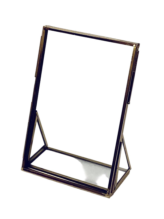 Vintage Glass Frame with stand – 8 x 6 inch