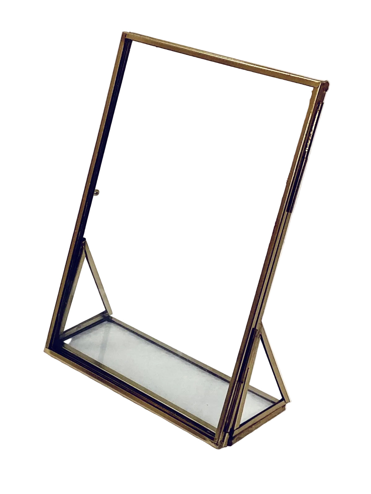 Vintage Glass Frame with stand – 7 x 5 inch