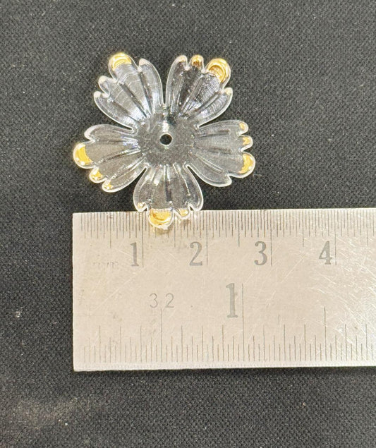 Flower Beads - 50 gm - Transparent