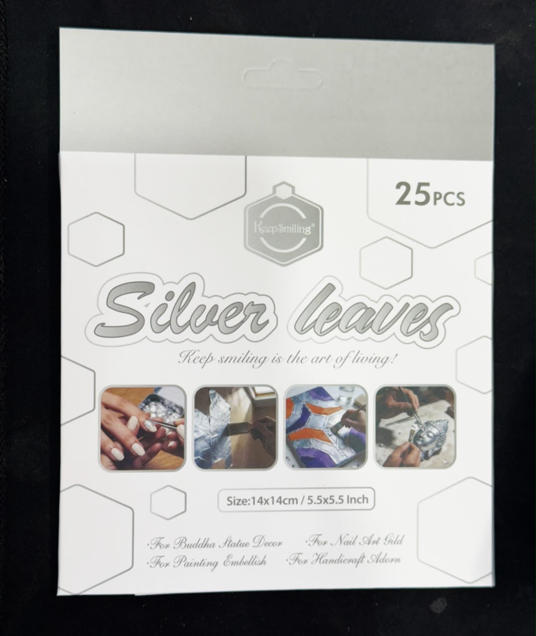 Silver Foil Leaves