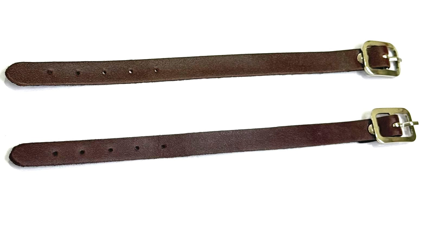 Leather Belt for Travel / Luggage Tag - Brown