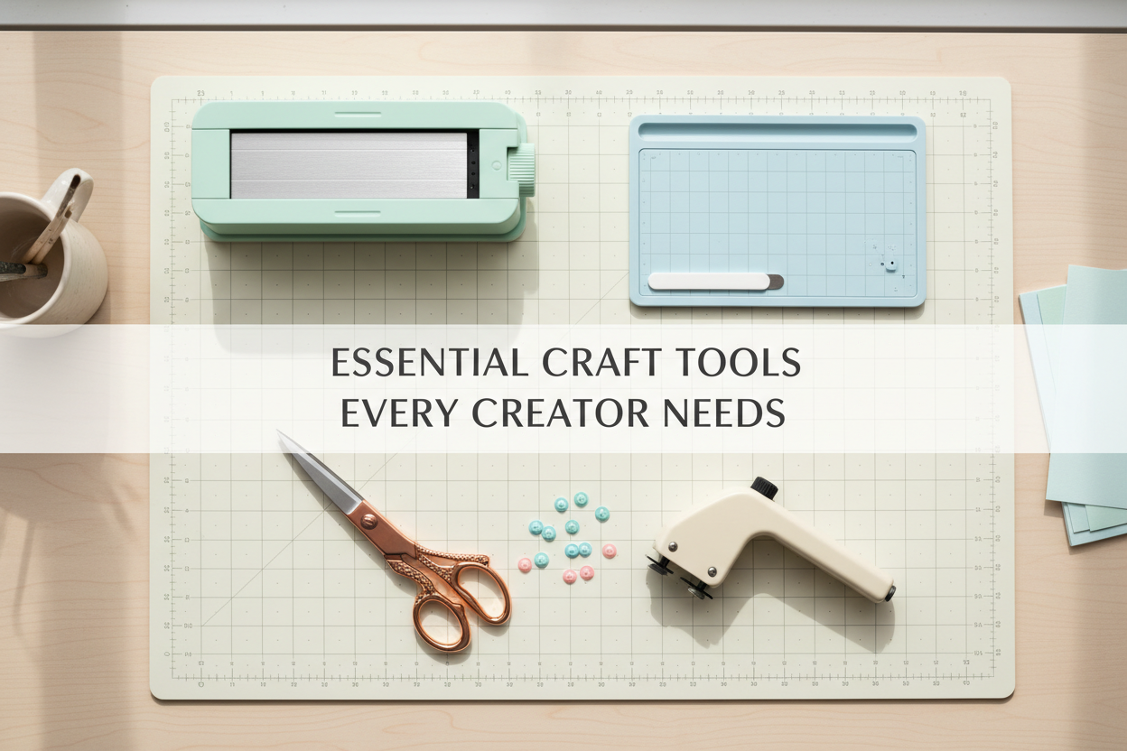 Tools For Making Craft Essential Craft Tools for Paper Crafting & DIY Projects | Craft Priyaa ...