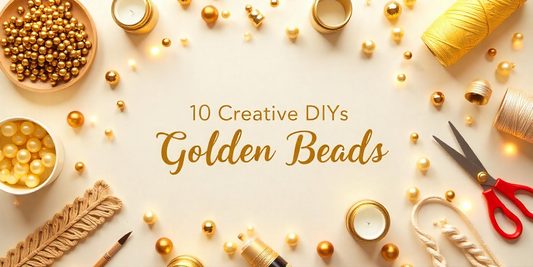 Creative Ways to Use Golden Beads and Golden Moti Beads in Your DIY Projects