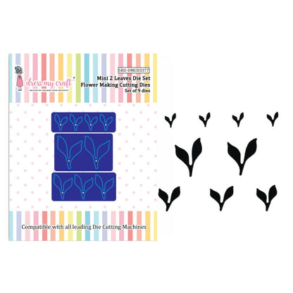 Mini 2 Leaves Die Set - Flower Making Cutting Dies