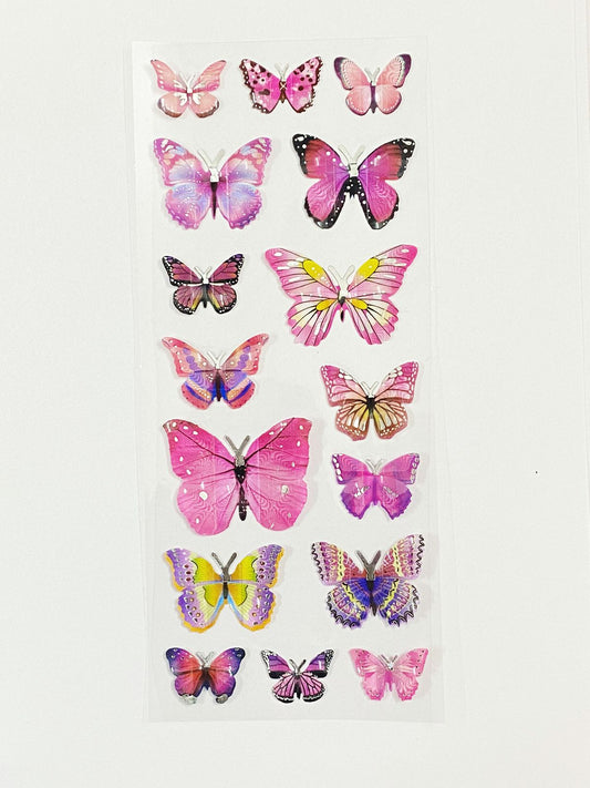 3D Butterfly Sticker – CPJ475