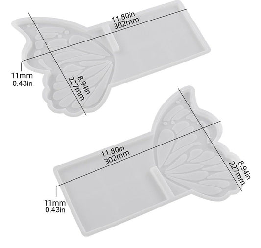 Butterfly Book Stand Mould – 1 piece , Design 517