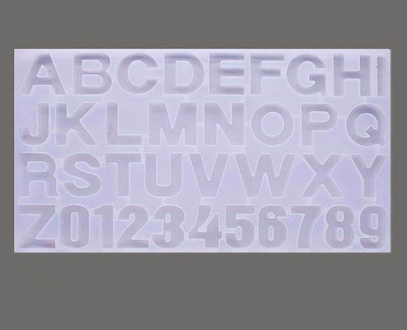 Resin Mould- Design 518-Alphabets Front