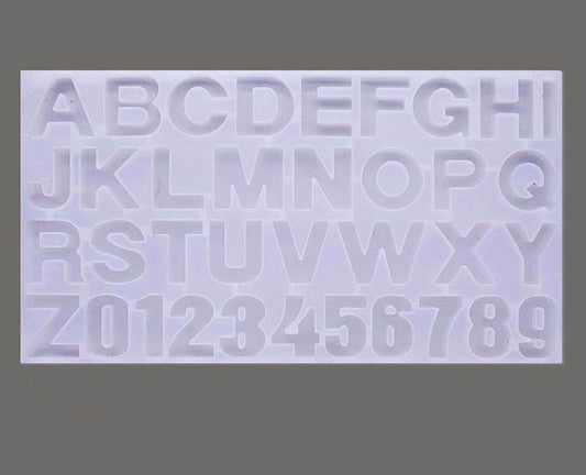 Resin Mould- Design 518-Alphabets Front