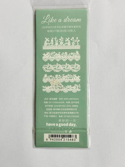 Like A Dream Lace Paper Cutout Sheet – CPJ585