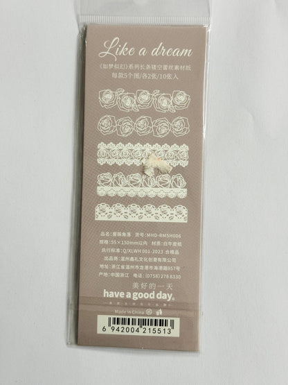 Like A Dream Lace Paper Cutout Sheet – CPJ588