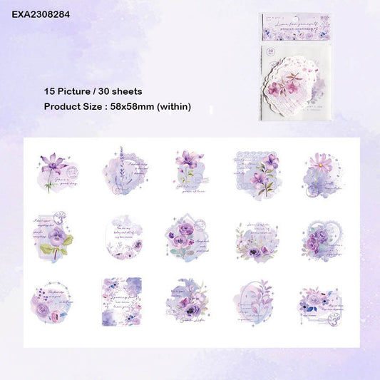 DIY Blooming Paper Cutouts Stickers – CPJ600