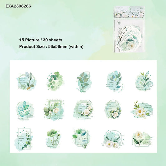 DIY Blooming Paper Cutouts Stickers – CPJ602