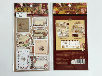 Retro Paper Stickers Cutout – CPJ606
