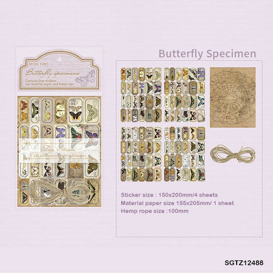 Vintage Tag Stickers Sheet – CPJ622