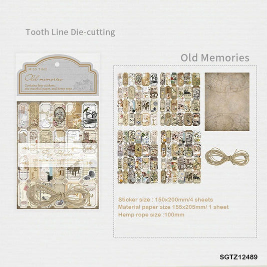 Vintage Tag Stickers Sheet – CPJ623