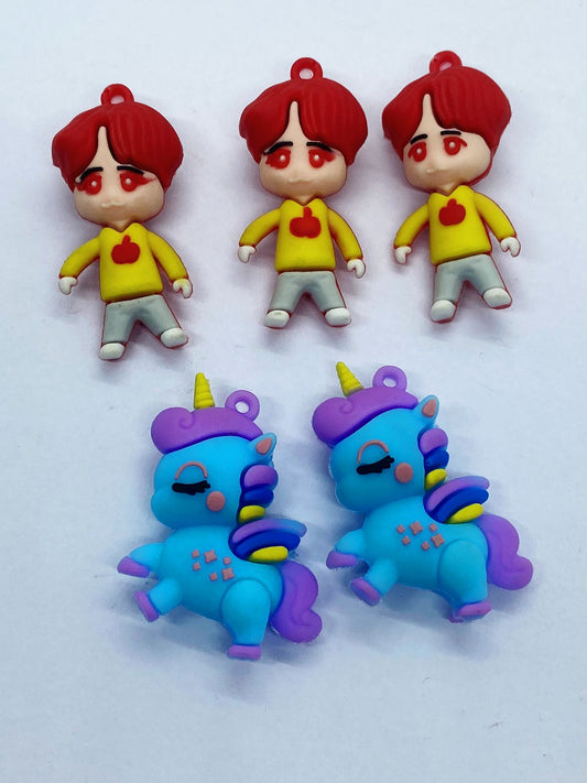 Cartoon Miniature- 5 pieces , Design – 624