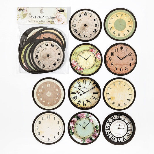 Retro Circle Paper Cutout Stickers – CPJ625