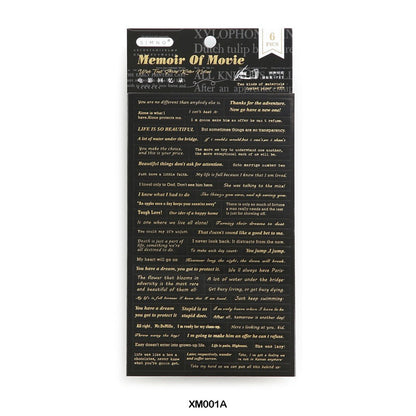 Wish Text Series Note Stickers – CPJ633