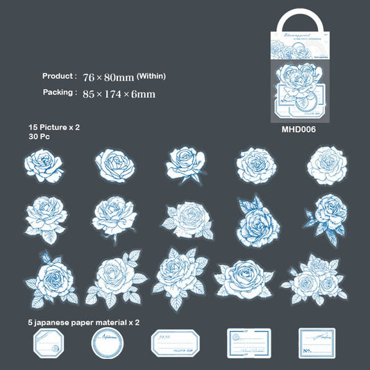 BLOOMING FLOWER Stickers – CPJ663