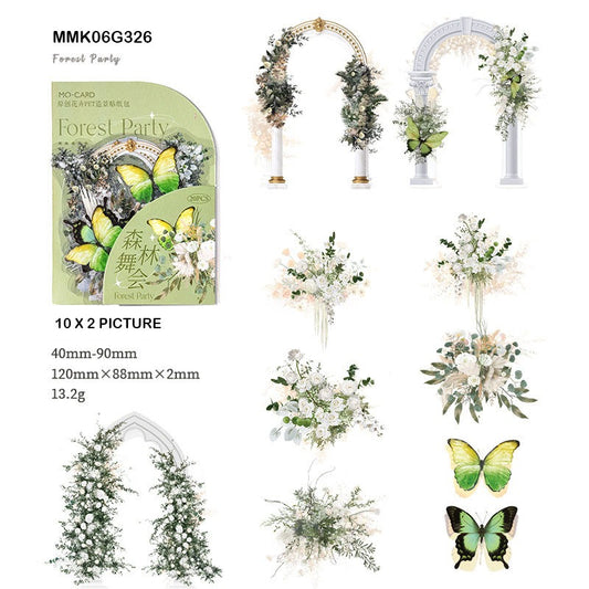 Butterfly Flower Deco Paper  – CPJ672