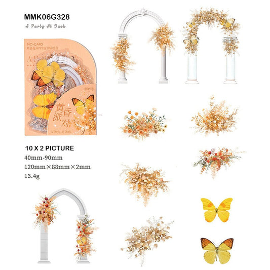 Butterfly Flower Deco Paper  – CPJ673