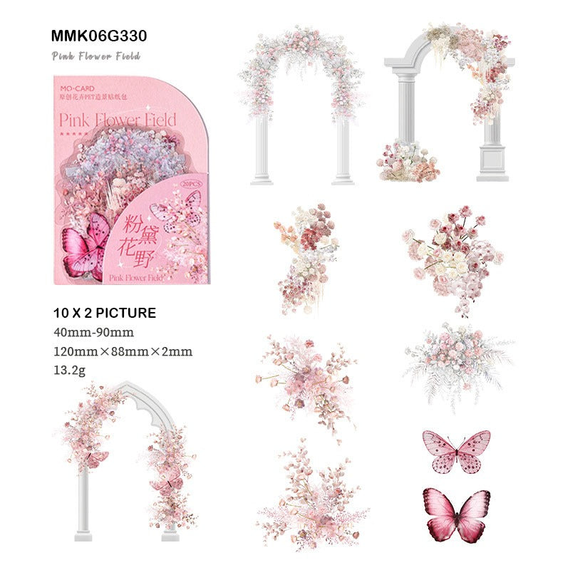 Butterfly Flower Deco Paper  – CPJ674