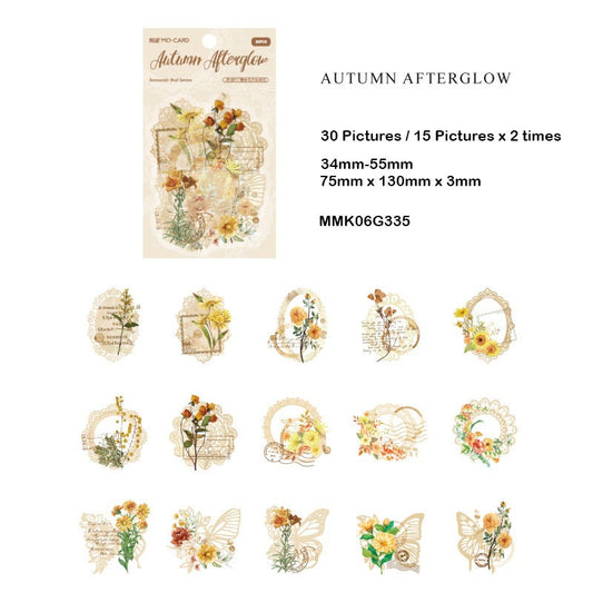Retro Pet Flower Sticker – CPJ678