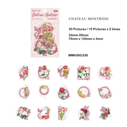 Retro Pet Flower Sticker – CPJ679