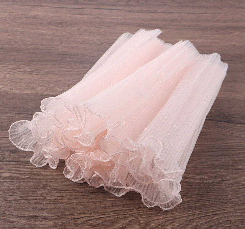 Wrinkled Wrapping Net -  Pink