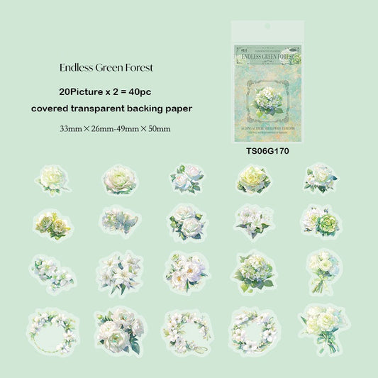 Flower Fantasy Atlas Series Sticker – CPJ701