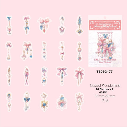 Jewellery Fantasy Illustrated Sticker – CPJ702