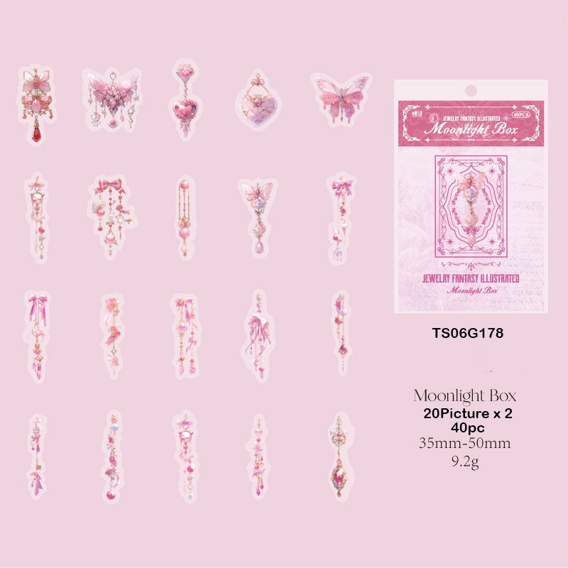 Jewellery Fantasy Illustrated Sticker – CPJ703
