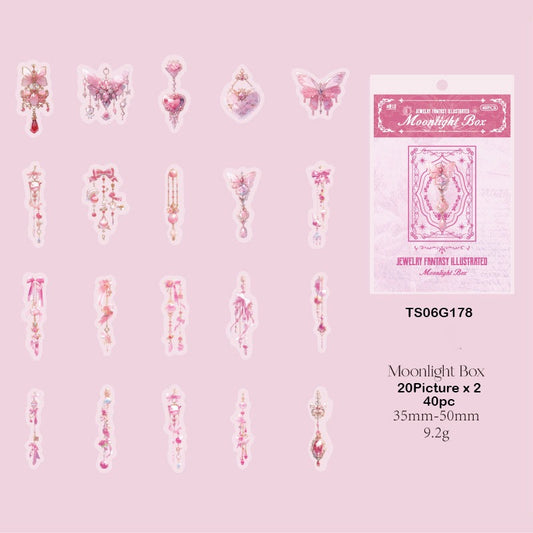 Jewellery Fantasy Illustrated Sticker – CPJ703