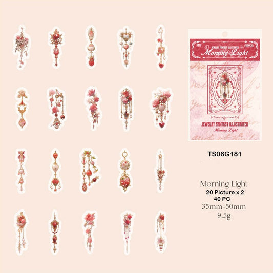 Jewellery Fantasy Illustrated Sticker – CPJ706
