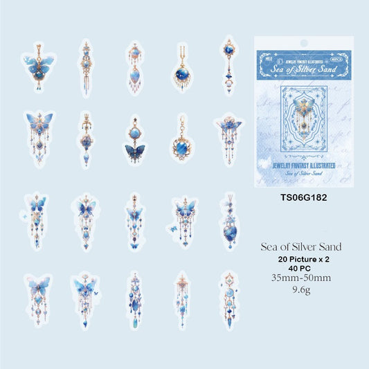 Jewellery Fantasy Illustrated Sticker – CPJ707