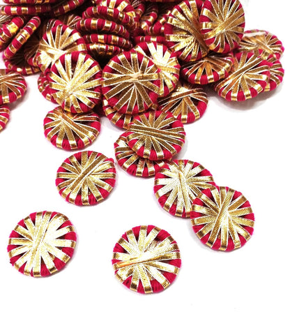 Gotta Patti Ring - Pink - 100 pieces