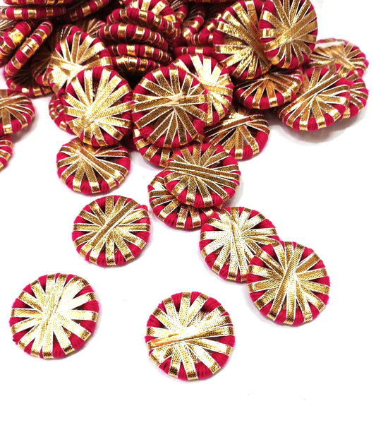 Gotta Patti Ring - Pink - 100 pieces