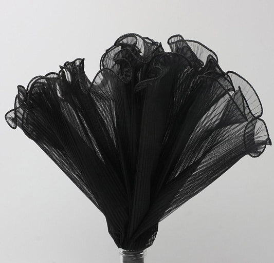 Wrinkled Wrapping Net -  Black