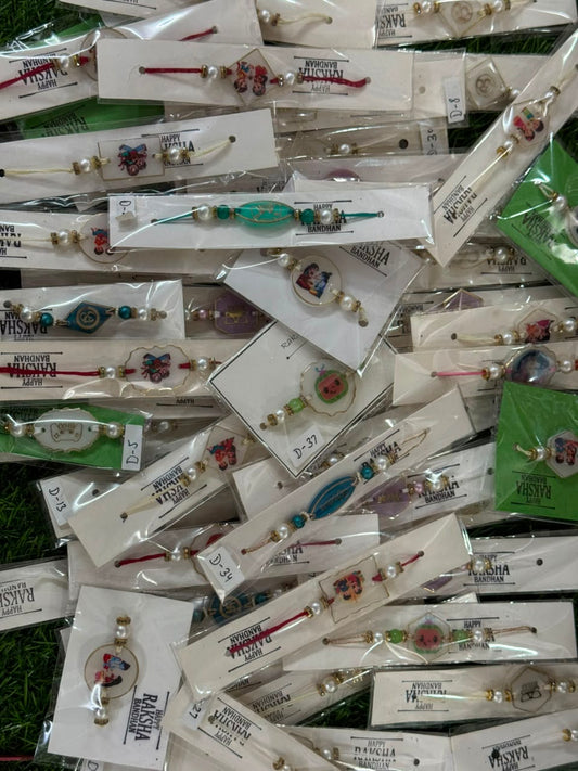 Resin Rakhi combo - 10 pieces