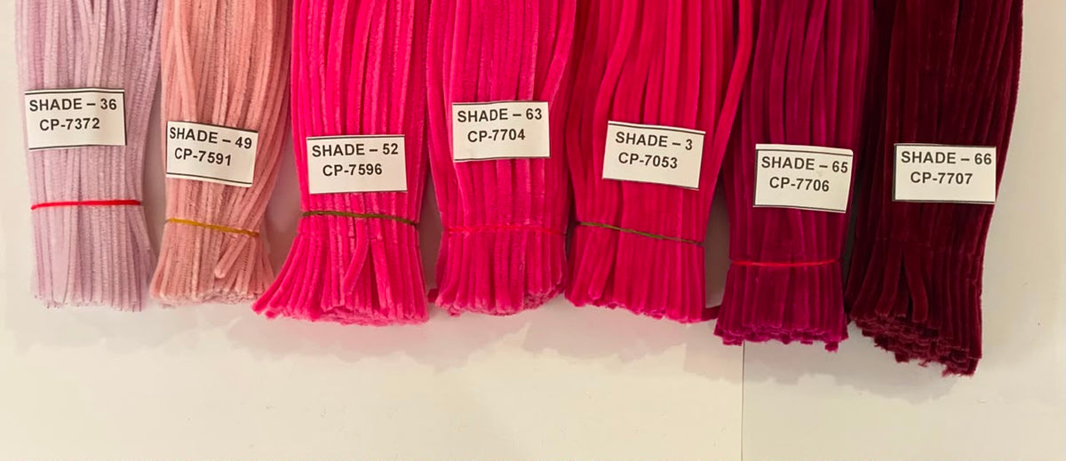 Straw / Pipe Cleaner  - Maroon / Shade 66