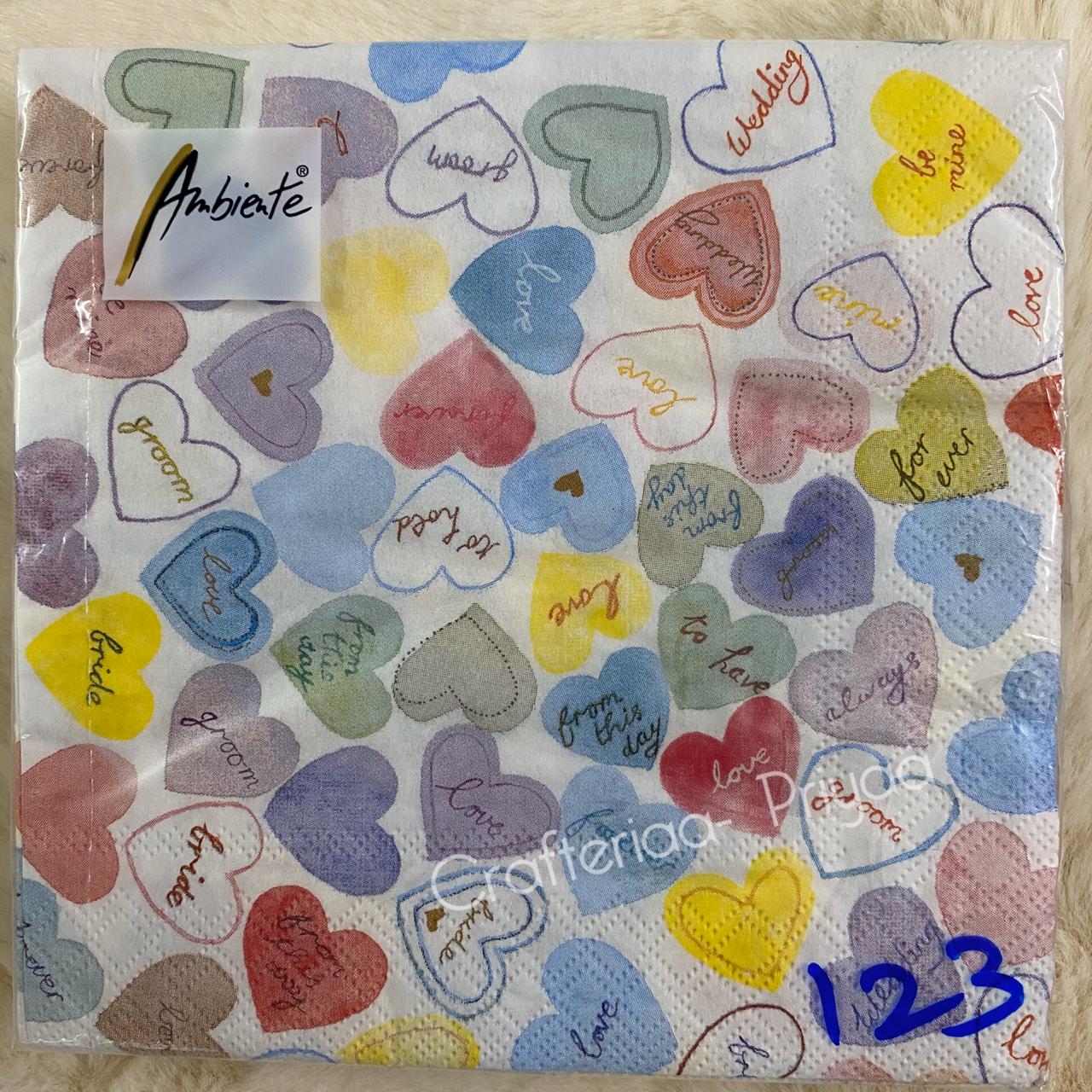 Decoupage Tissue- 5 Sheets – D123