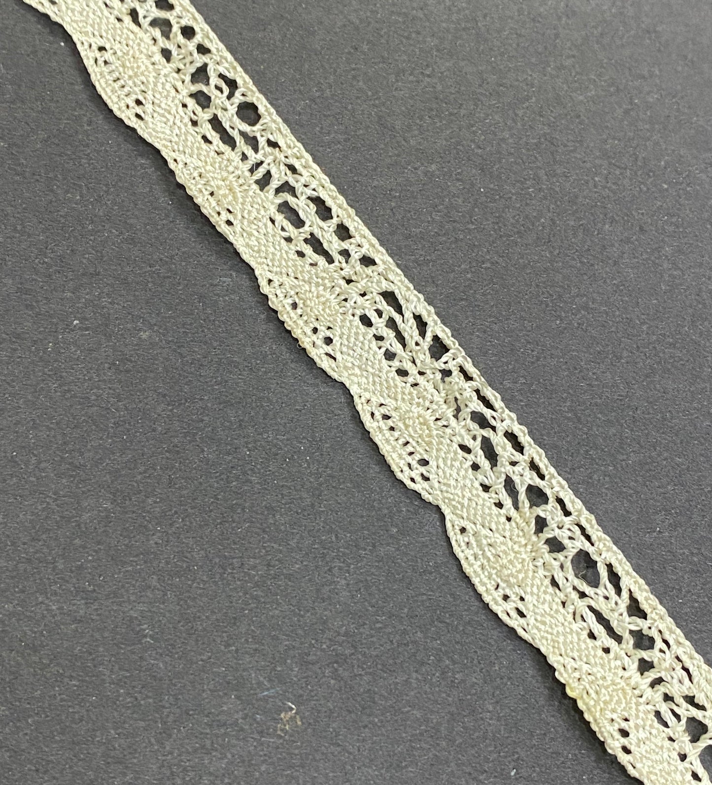 Crochet  Lace- 9 mtr – L6- Offwhite