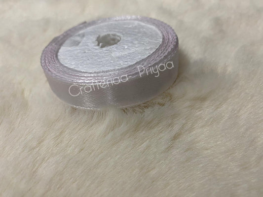 Satin Ribbon – 1 cm – 1 Roll – White
